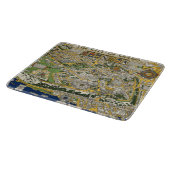 Stadt von Quebec-Karte Schneidebrett (Ecke)