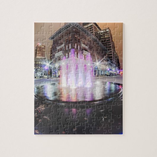 Stadt von Tulsa Oklahoma Puzzle (Vertikal)
