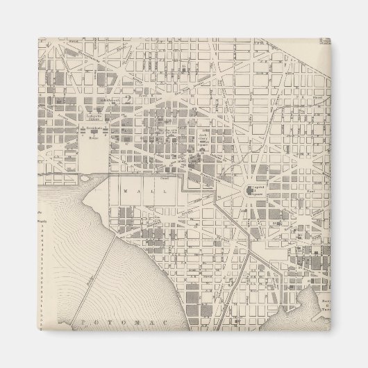 Stadt Washington 2 Magnet (Vorne)