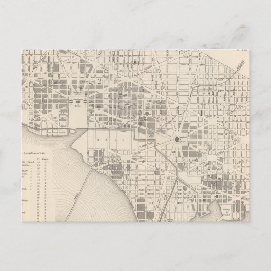 Stadt Washington 2 Postkarte (Vorderseite)
