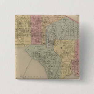 Stadt Washington Button