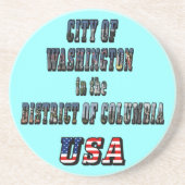 Stadt Washington im District of Columbia USA Getränkeuntersetzer (Vorne)
