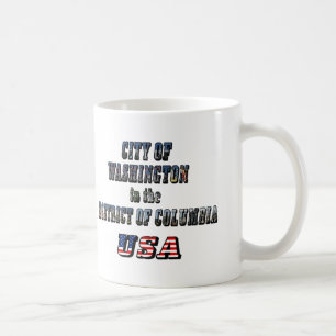 Stadt Washington im District of Columbia USA Kaffeetasse