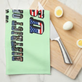 Stadt Washington im District of Columbia USA Küchentuch (Viertel Falte)