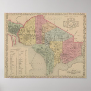 Stadt Washington Poster