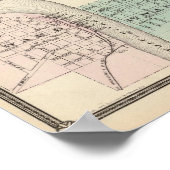 Stadt Waupaca, Dorf Winneconne Poster (Ecke)