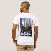 Stadt-Weiß-T - Shirt (Schwarz voll)