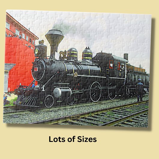 Stadt Winnipeg Dampfzug Motor Puzzle