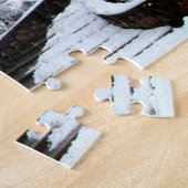 Stadt-Winter-Puzzlespiel Puzzle (Seite)