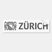 Stadt Zürich, SCHWEIZ Autoaufkleber (Vorne)