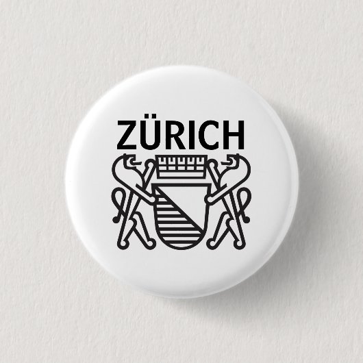 Stadt Zürich, SCHWEIZ Button (Vorderseite)