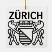 Stadt Zürich, SCHWEIZ Keramikornament (Rückseite)
