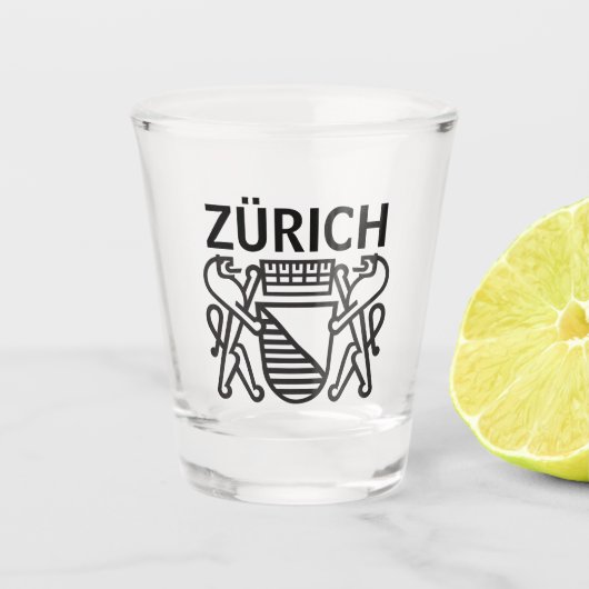 Stadt Zürich, SCHWEIZ Schnapsglas (Vorderseite)