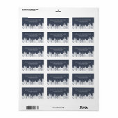 Stadtadressen-Labels Adressaufkleber (Vorne)