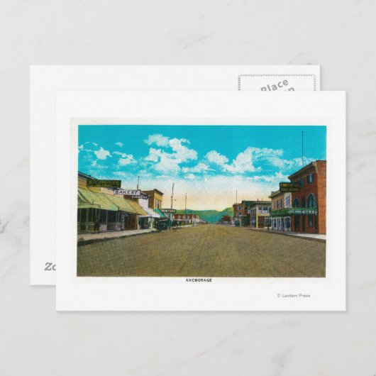 Stadtansicht, AlaskaAnchorage, AK Postkarte (Vorne/Hinten)