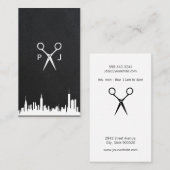 Stadtansicht | Friseurin | Barber Visitenkarte (Vorne/Hinten)