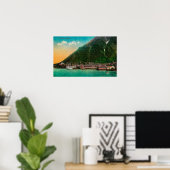 Stadtansicht Juneau, AlaskaJuneau, AK 2 Poster (Heimbüro)