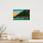 Stadtansicht Juneau, AlaskaJuneau, AK 2 Poster (Küche)