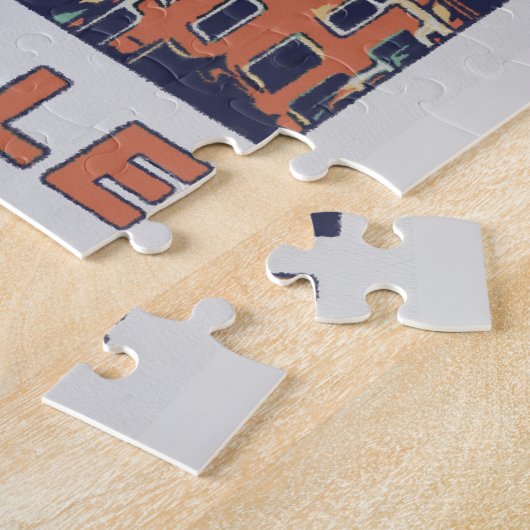 Stadtansicht Marseille - Frankreich Puzzle (Seite)