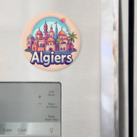 Stadtansicht von Algier mit historischen Kuppeln