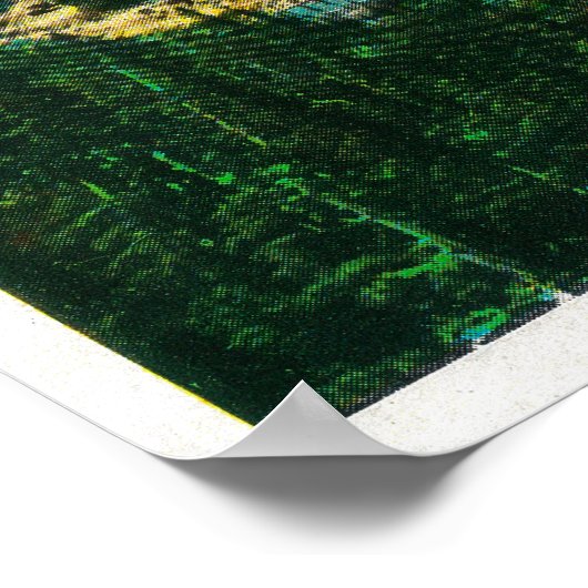 Stadtansicht von Cordova, Alaska, Cordova, AK Poster (Ecke)