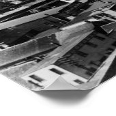 Stadtansicht von Juneau, Alaska-Foto Poster (Ecke)