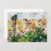 Stadtansicht von Las Palmas de Gran Canaria. Postkarte (Vorne/Hinten)
