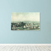 Stadtansicht von RathausturmAlameda, CA Leinwanddruck (Insitu (Holzboden))