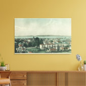 Stadtansicht von RathausturmAlameda, CA Leinwanddruck (Insitu (Wohnzimmer))