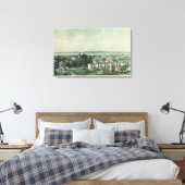 Stadtansicht von RathausturmAlameda, CA Leinwanddruck (Insitu (Schlafzimmer))