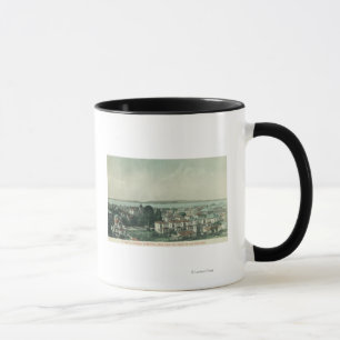 Stadtansicht von RathausturmAlameda, CA Tasse