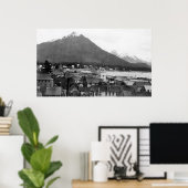 Stadtansicht von Sitka, Alaska FotografSitka, AK Poster (Heimbüro)