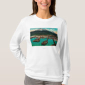 Stadtansicht von Skagway, AlaskaSkagway, AK T-Shirt (Vorderseite)