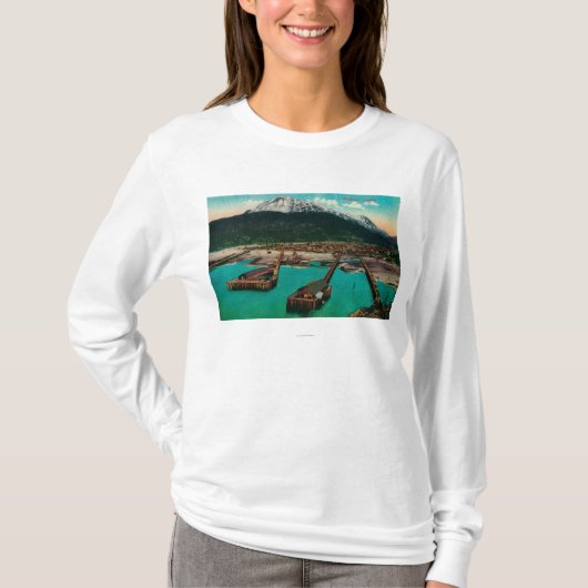Stadtansicht von Skagway, AlaskaSkagway, AK T-Shirt (Vorderseite)