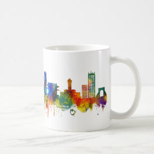 Stadtansicht von Tainan Taiwan Kaffeetasse
