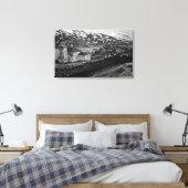 Stadtansicht von Unalaska, Alaska-Foto Leinwanddruck (Insitu (Schlafzimmer))
