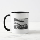 Stadtansicht von Wrangell, Alaska-Foto Tasse (Links)