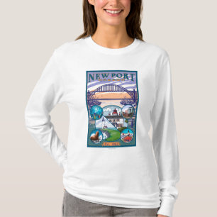 Stadtansichten - Newport, Oregon T-Shirt