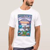 Stadtansichten - Newport, Oregon T-Shirt (Vorderseite)