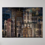 Stadtarchitektur 3 Decoupage Poster (Vorne)