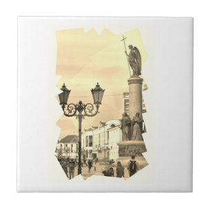 Stadtarchitektur Brest Sketch Fliese