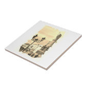 Stadtarchitektur Brest Sketch Fliese (Seite)