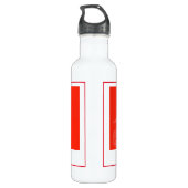 Stadtarchitektur Tiflis Georgia Edelstahlflasche (Rückseite)