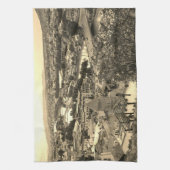 Stadtarchitektur Tiflis Georgia Geschirrtuch (Vertikal)