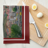 Stadtarchitektur Tiflis Georgia Geschirrtuch (Viertel Falte)