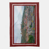 Stadtarchitektur Tiflis Georgia Geschirrtuch (Vertikal)