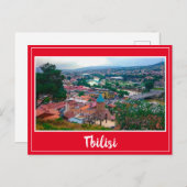 Stadtarchitektur Tiflis Georgia Postkarte (Vorne/Hinten)