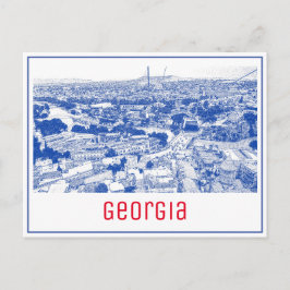 Stadtarchitektur Tiflis Georgia Postkarte