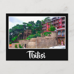Stadtarchitektur Tiflis Georgia Postkarte