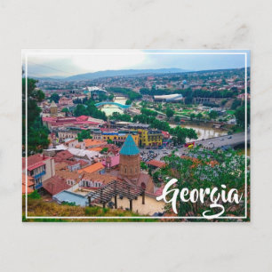 Stadtarchitektur Tiflis Georgia Postkarte